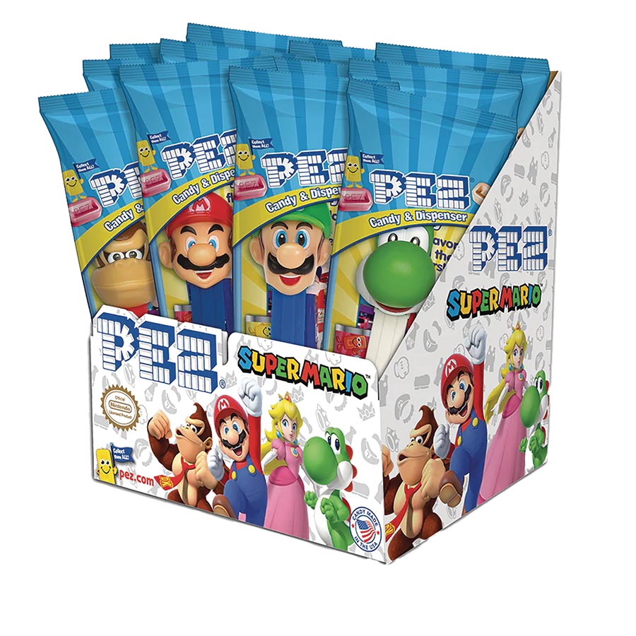 PEZ Nintendo Candy Dispenser Poly Bag (Filled Randomly)