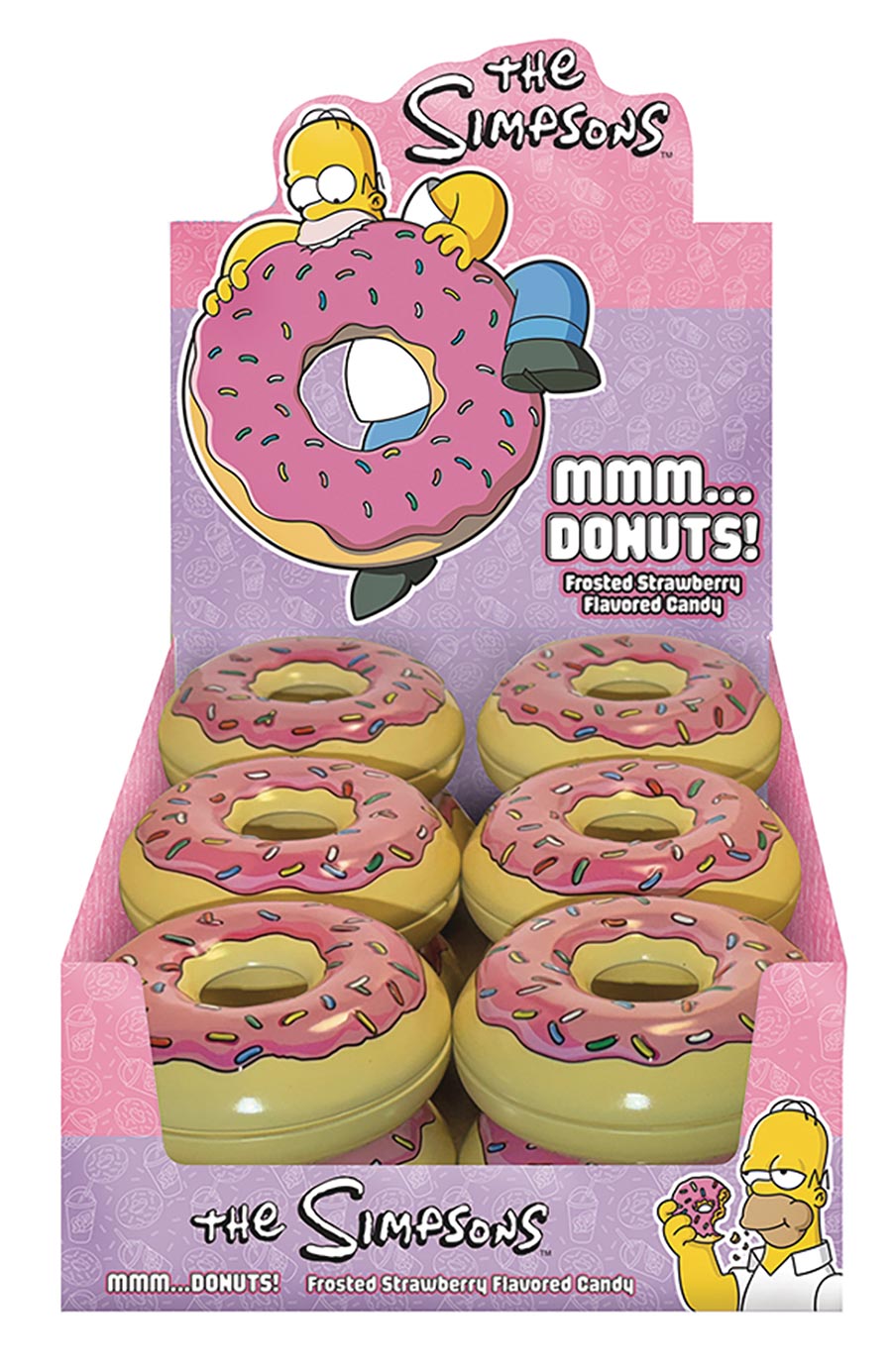 Simpsons Donut Candy Tin