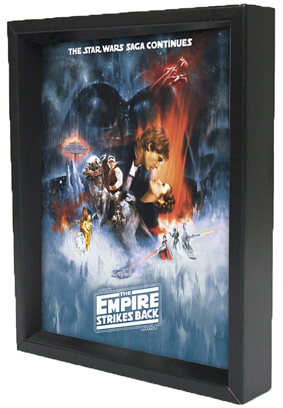 STAR WARS EMPIRE STRIKES BACK 3D LENTICULAR SHADOW (C: