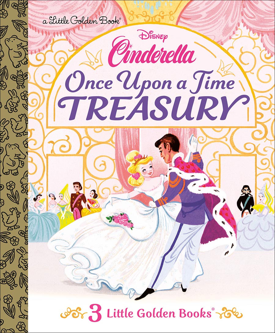 Disney Cinderella Once Upon A Time Treasury Golden Book HC