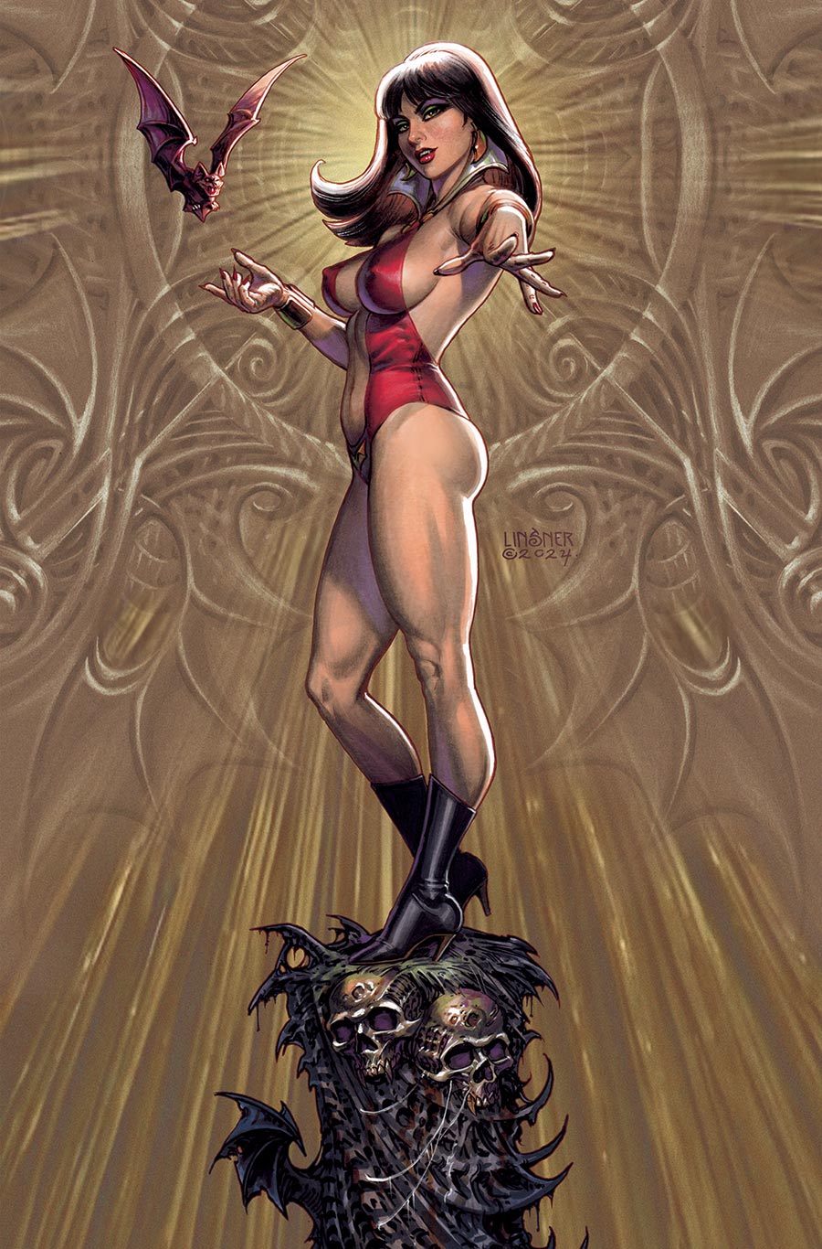 Vampirella Vol 8 #675 Cover N Incentive Joseph Michael Linsner Virgin Cover