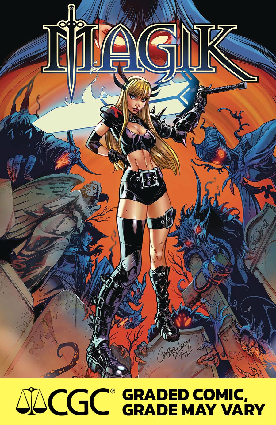 Magik Vol 2 #1 Cover J DF J Scott Campbell Cover CGC Graded 9.6 Or Higher