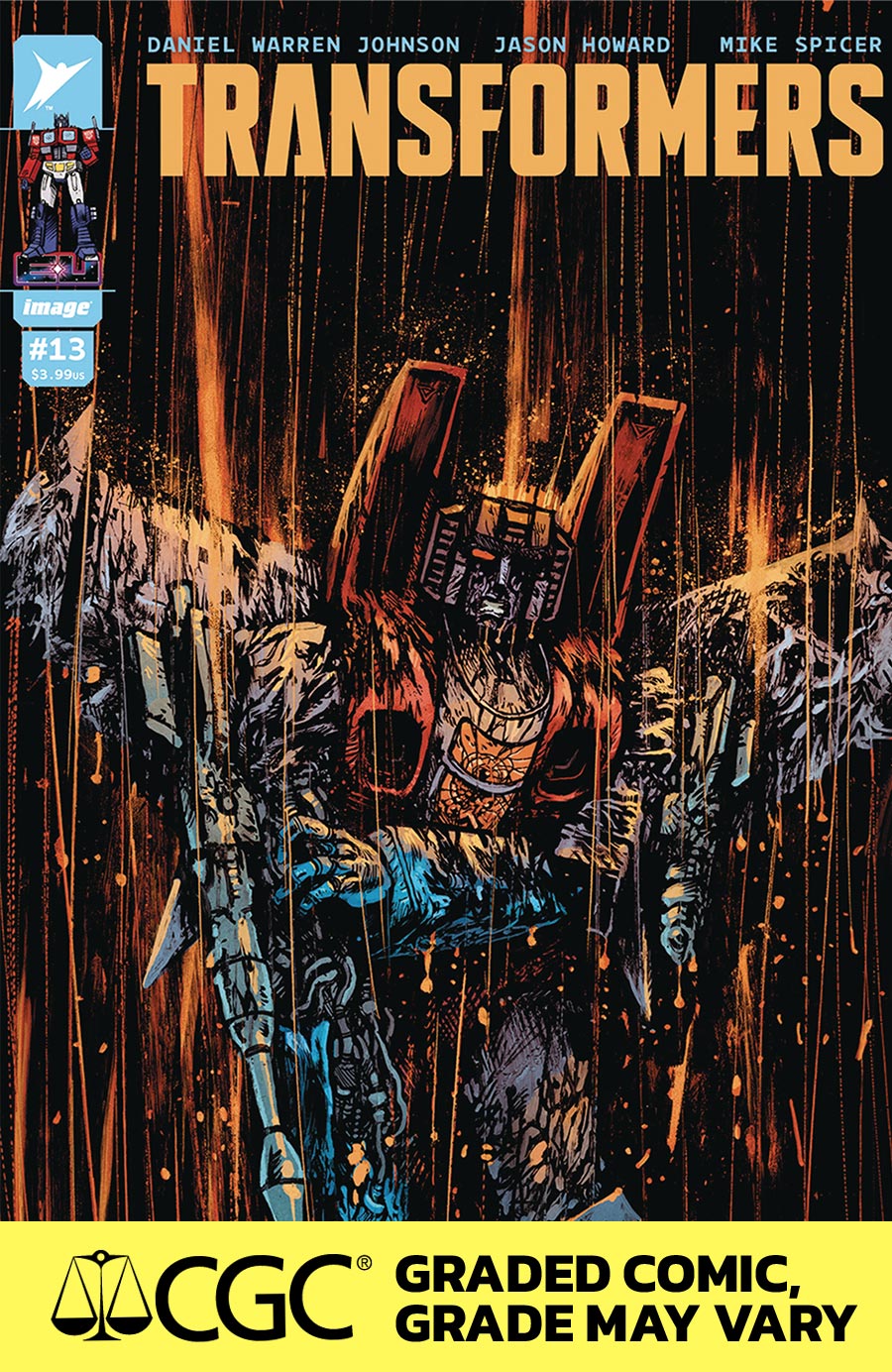 Transformers Vol 5 #13 Cover K DF CGC Graded 9.6 Or Higher