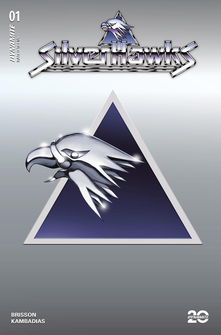 SilverHawks Vol 2 #1 Cover I Variant SilverHawks Symbol Silver Foil Cover