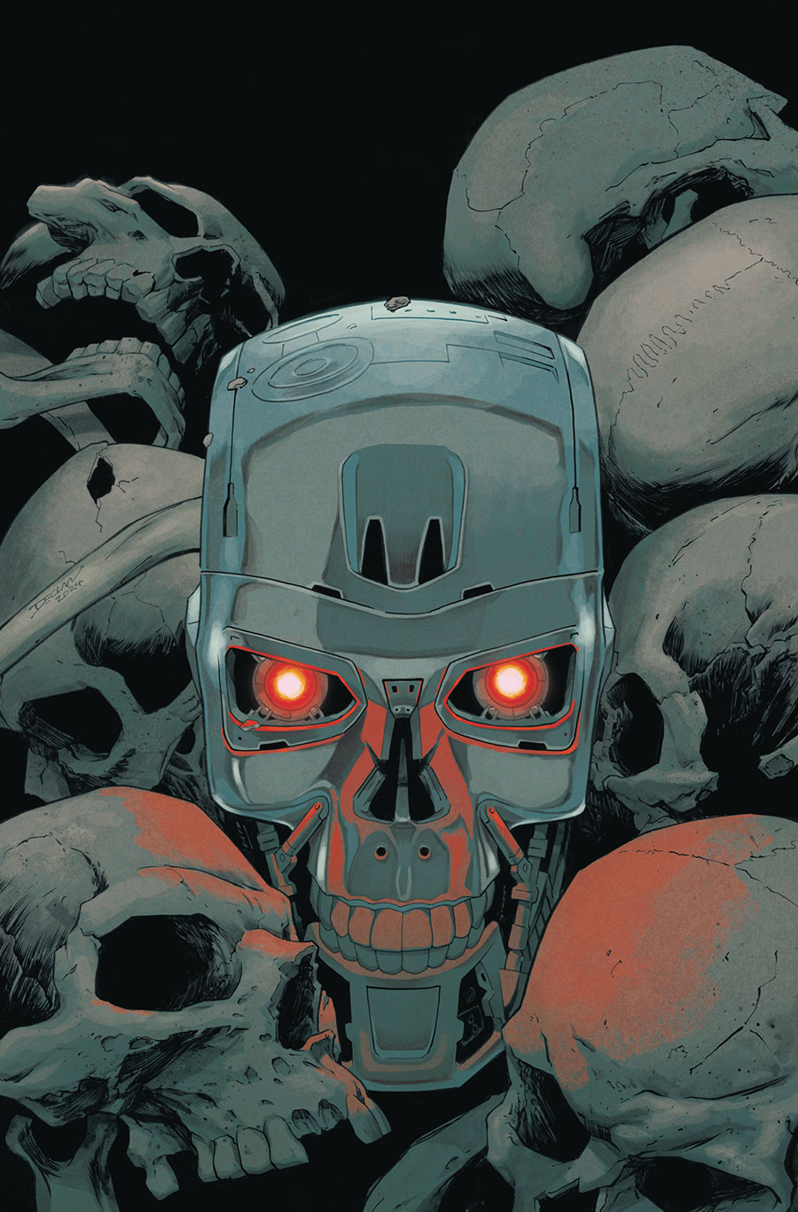 Terminator Vol 4 #1 Cover Z-C Dynamite Com Exclusive Declan Shalvey Dynamite Metal Premium Embossed Variant Cover