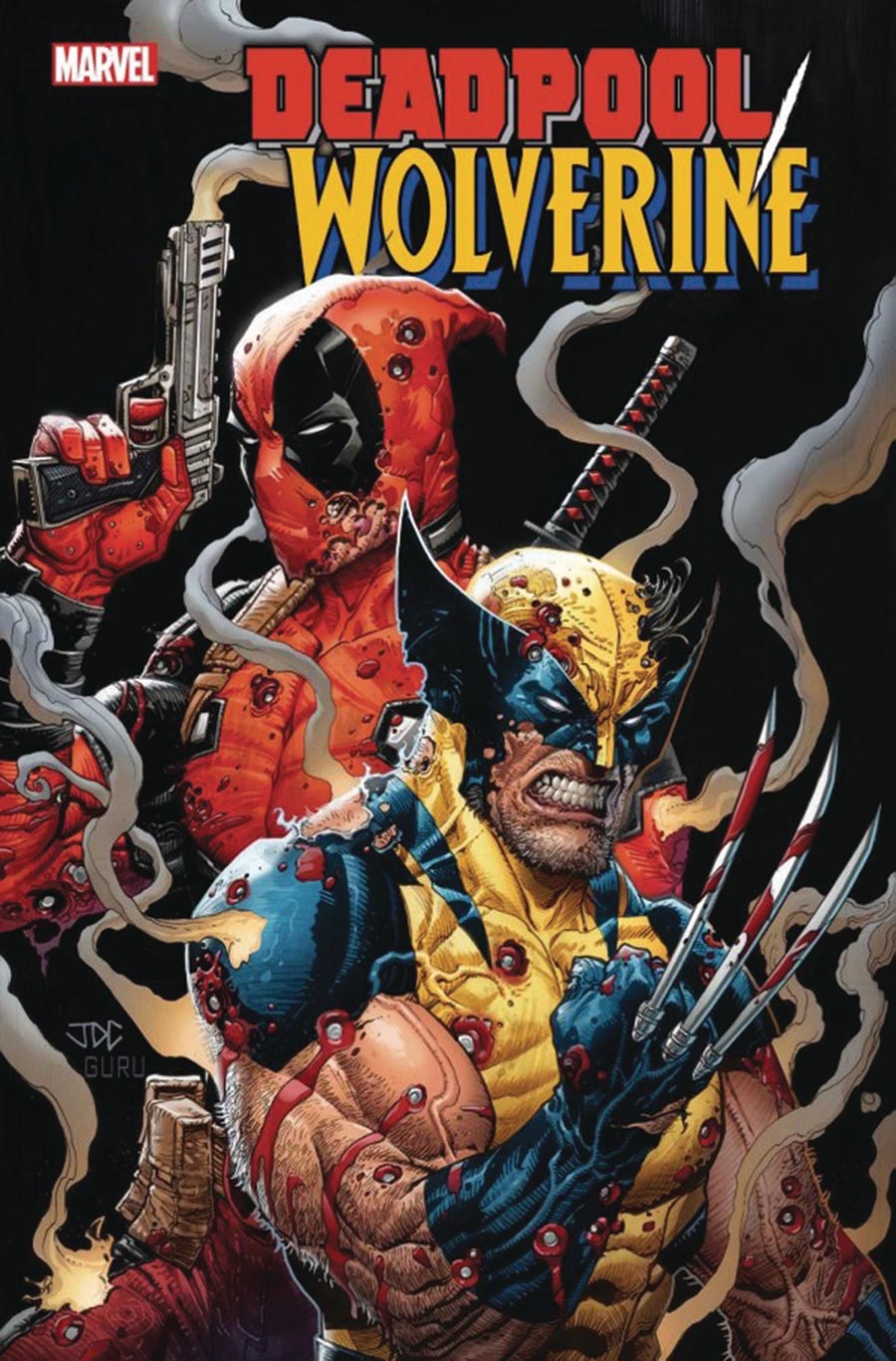 Deadpool Wolverine #1 Cover L DF Signed By Benjamin Percy