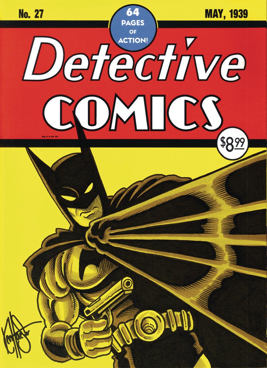 Batman Day 2024 Detective Comics #27 Facsimile Edition Cover E DF Blank Variant Signed & Remarked By Ken Haeser