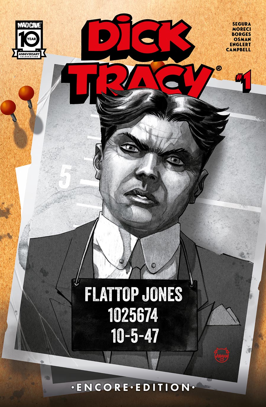 Dick Tracy (Mad Cave Studios) #1-5 Dave Johnson Encore Edition Set