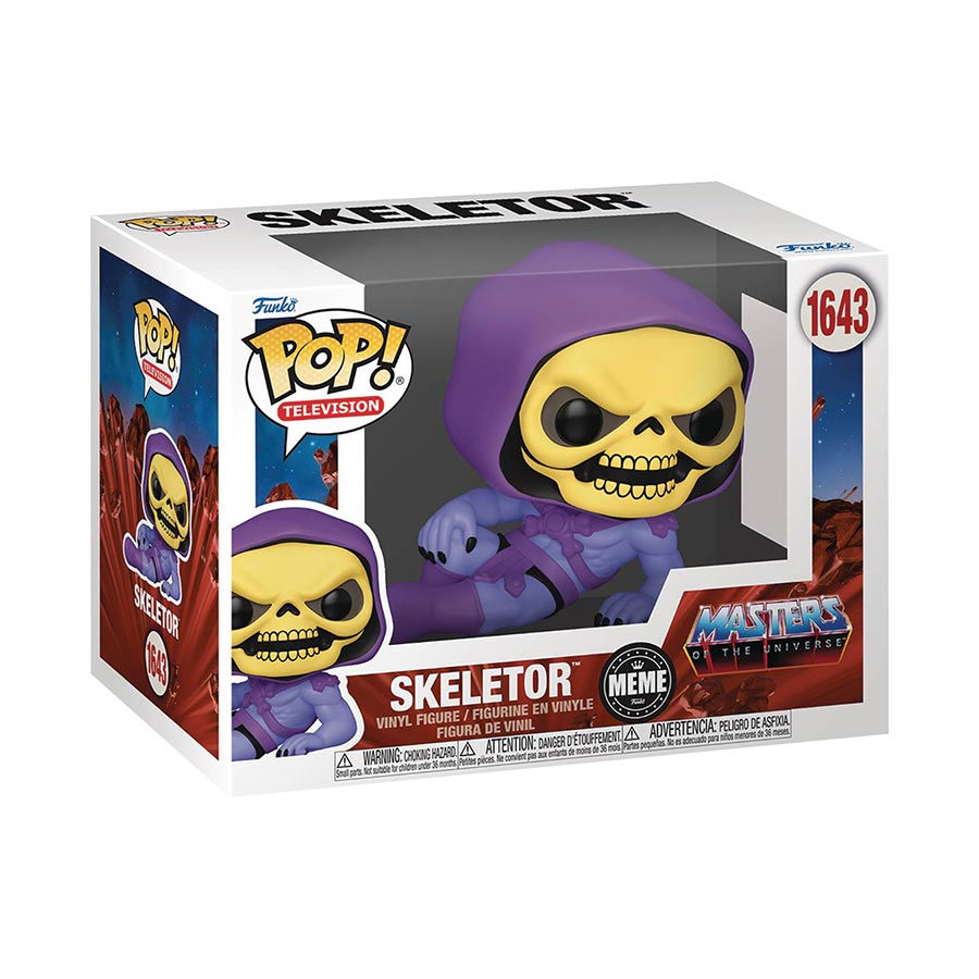 POP Television Masters Of The Universe Skeletor (Skeletor Facts Meme) Vinyl Figure