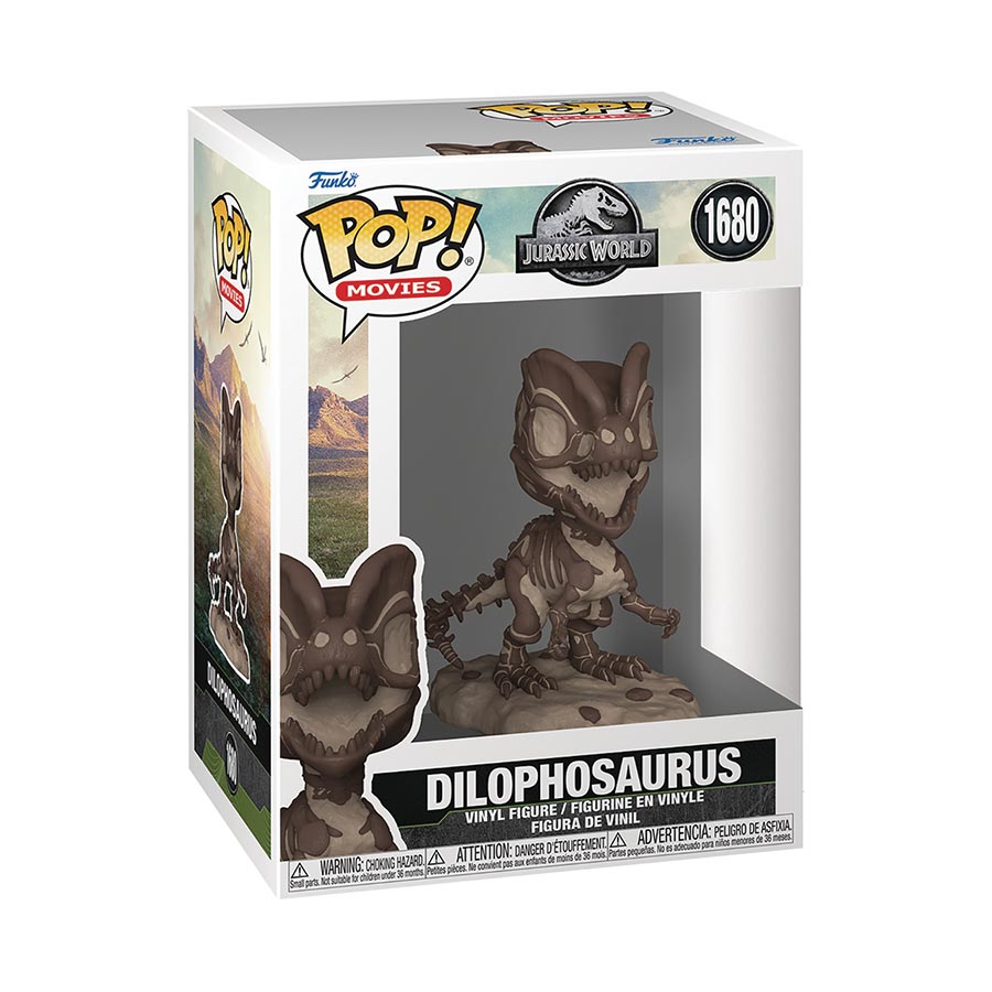 POP MOVIES JURASSIC PARK FOSSIL DILOPHOSAURUS VIN FIG (C: 1-