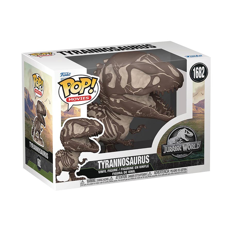 POP Movies Jurassic World Tyrannosaurus Rex (Fossil) Vinyl Figure