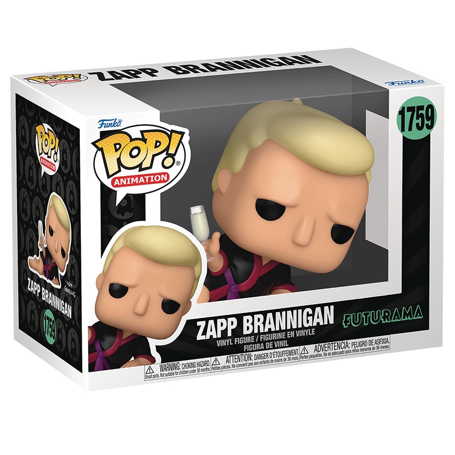 POP TV FUTURAMA S4 ZAPP BRANNIGAN VIN FIG (C: 1-1-2)