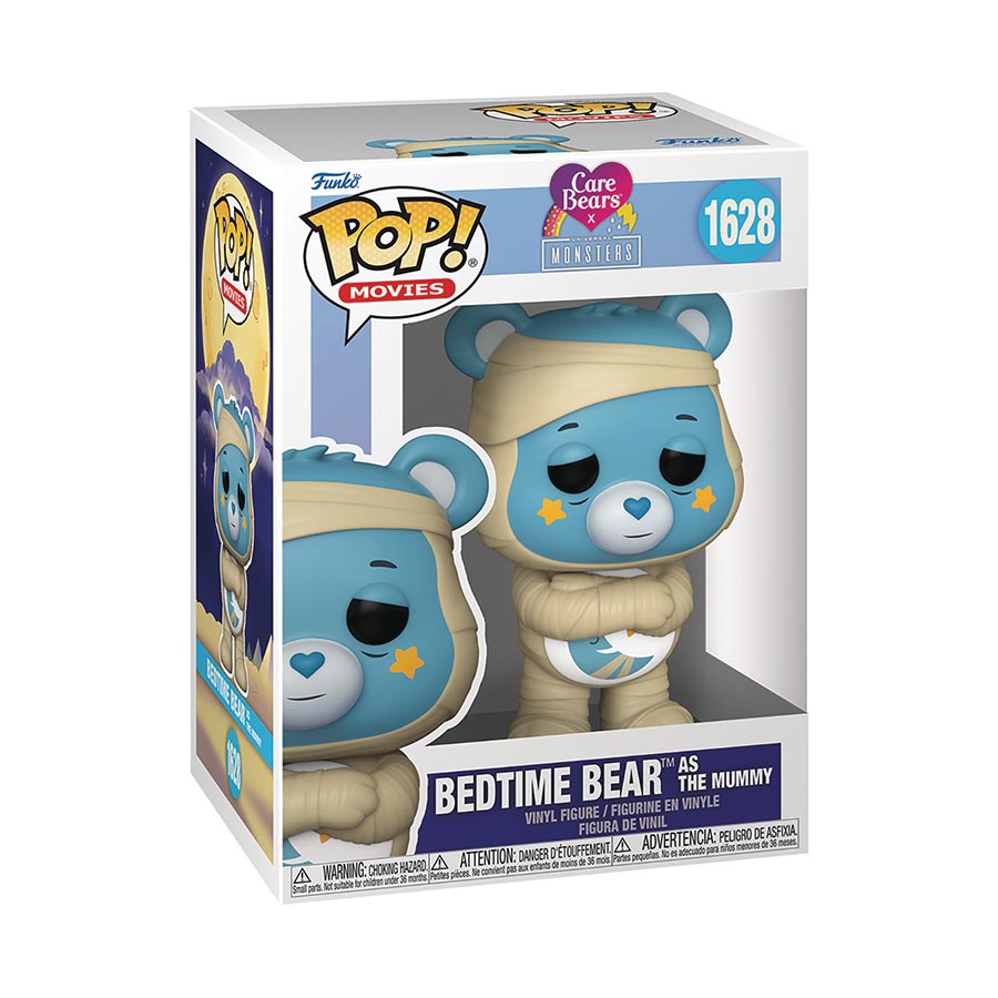 POP UNIVERSAL MONSTERS X CARE BEARS BEDTIME BEAR MUMMY VIN F