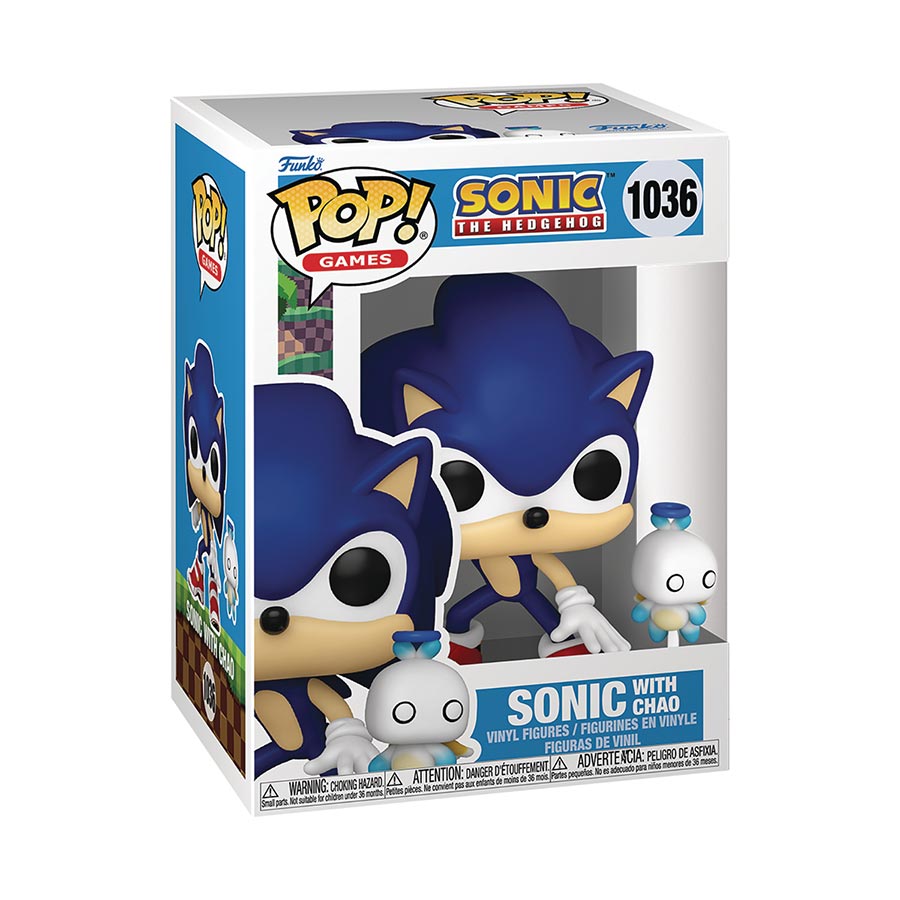 POP & BUDDY SONIC SONIC W/ CHAO VIN FIG (C: 1-1-2) (C: 1-1-2