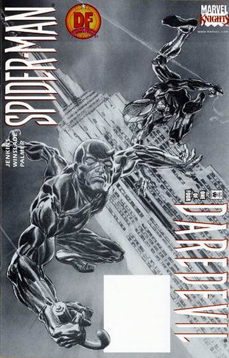 Daredevil Spider-Man #1 Cover C DF Black And White Exclusive Cover