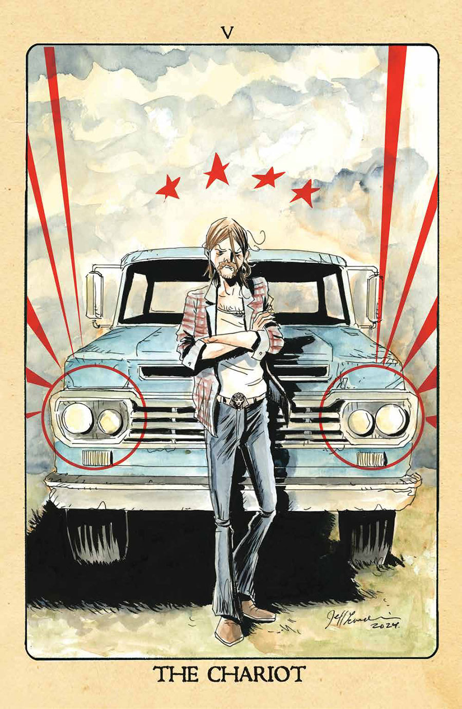 Minor Arcana #5 Cover D Incentive Jeff Lemire Tarot The Chariot Variant Cvoer