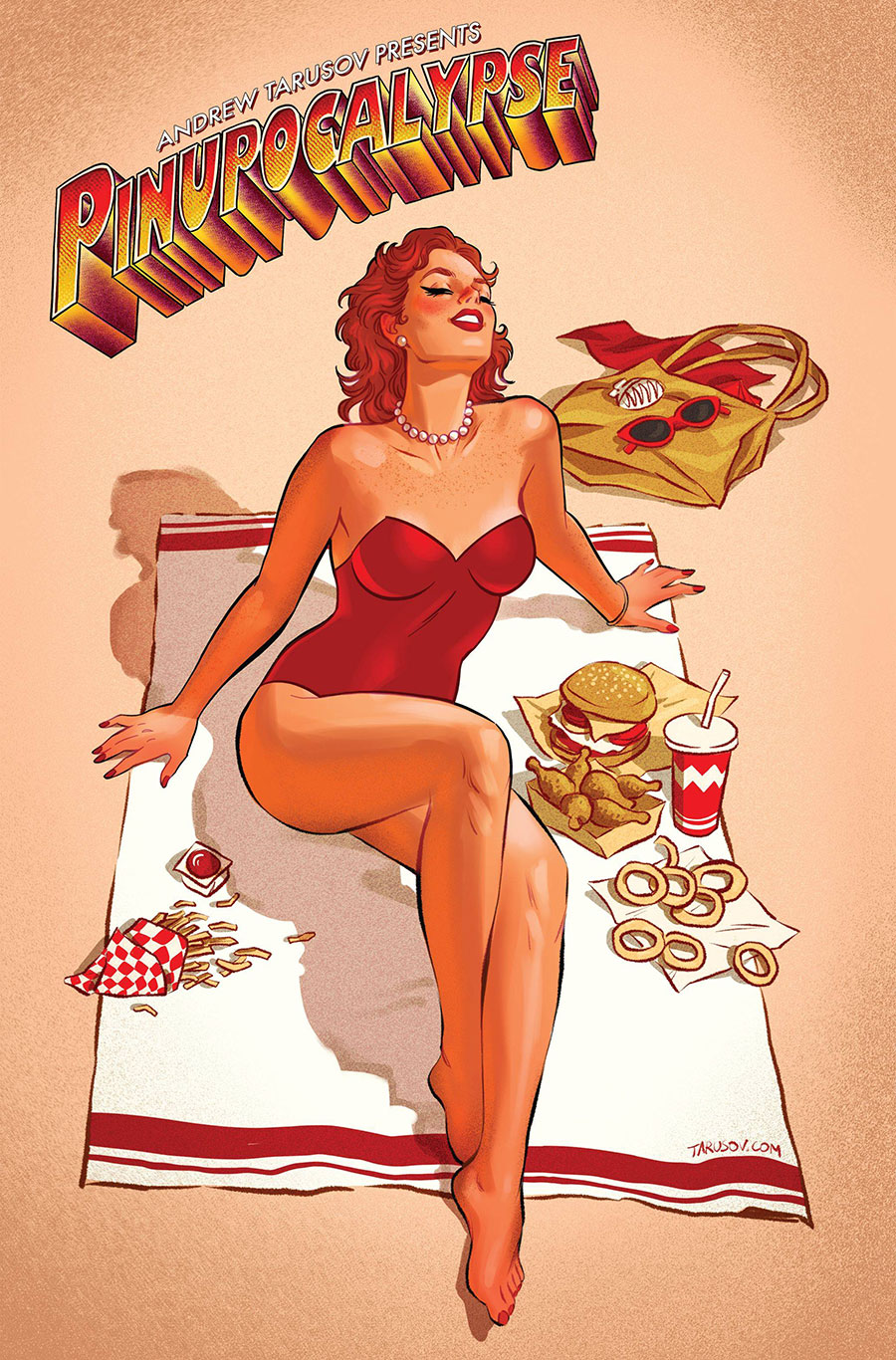 Pinupocalypse #1 Cover F Incentive Andrew Tarusov Pin-Up Model Variant Cover