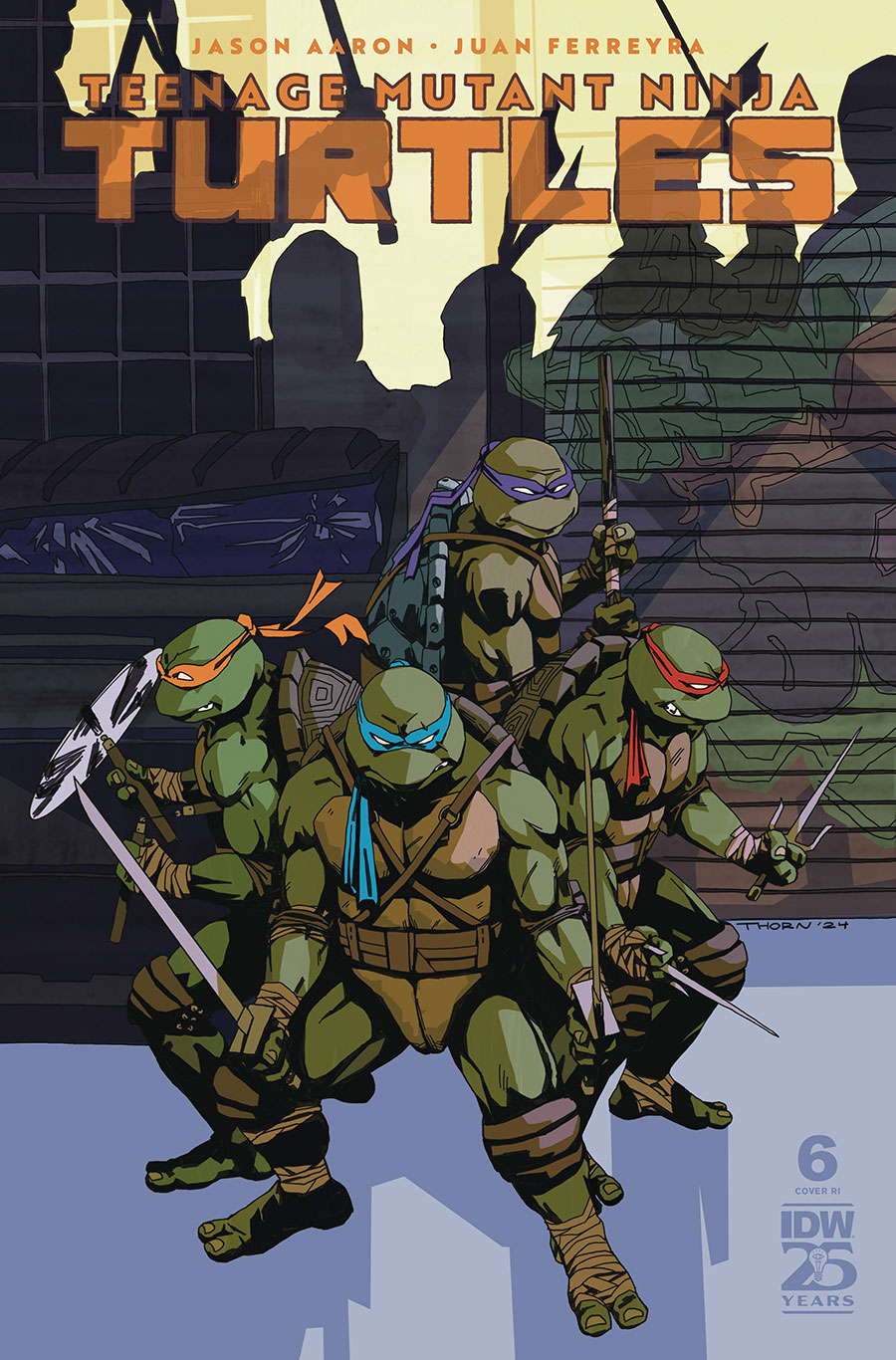 Teenage Mutant Ninja Turtles Vol 6 #6 Cover D Incentive Carson Thorn Variant Cover