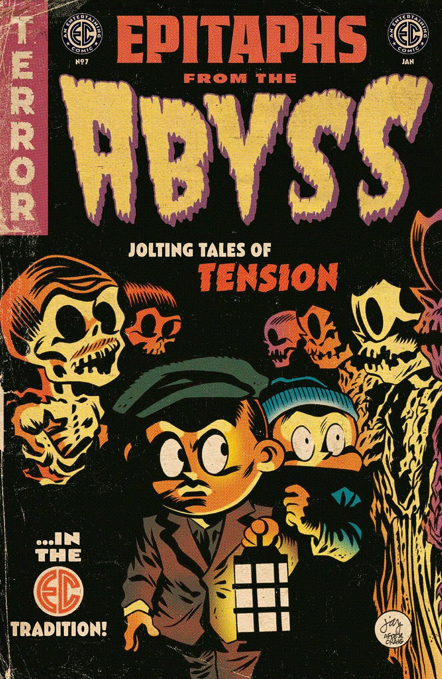 Epitaphs From The Abyss #7 Cover C Incentive Jay Stephens Homage Variant Cover (EC Comics)