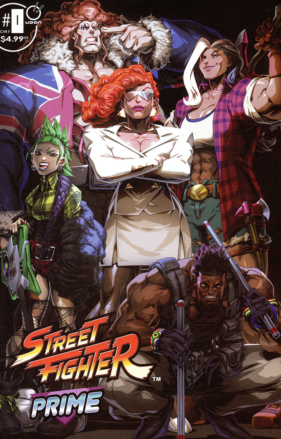 Street Fighter Prime #0 Cover F Incentive Jeffrey Chamba Cruz Variant Cover