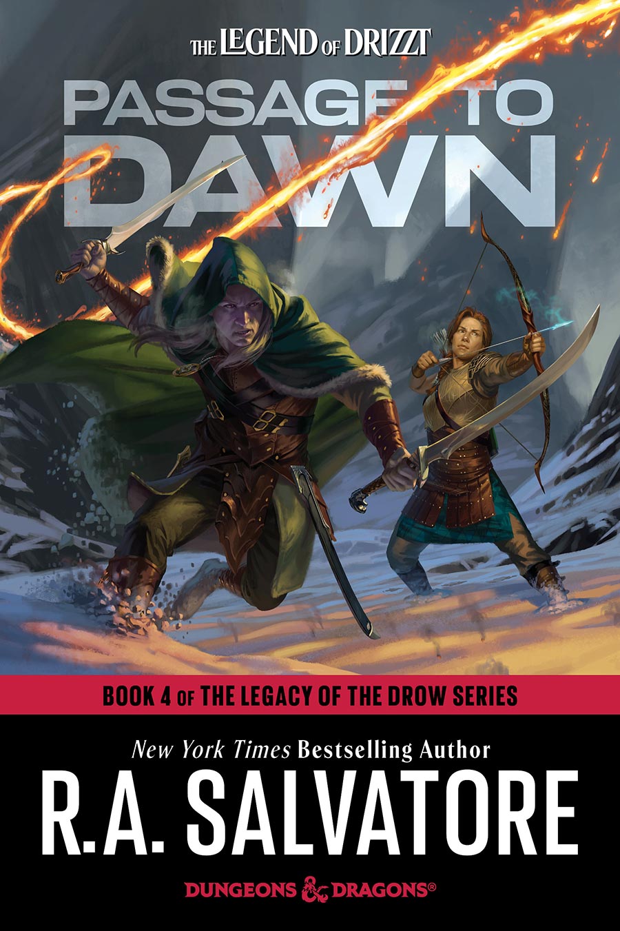 Legend Of Drizzt Passage To Dawn Dungeons & Dragons Book 4 Of The Legacy Of The Drow Series TP