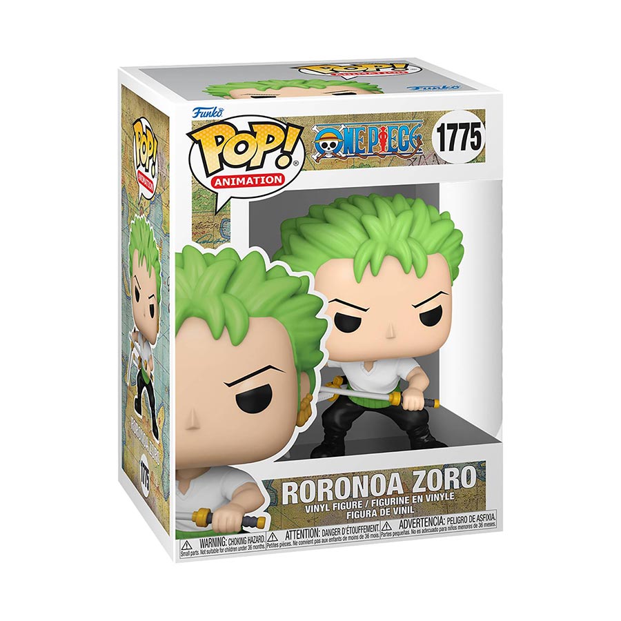 POP Animation One Piece Roronoa Zoro (Two Sword Style) Vinyl Figure