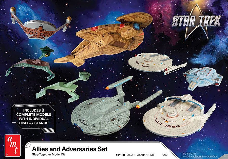 AMT Star Trek Adversaries & Allies 1/2500 Scale Model Kit