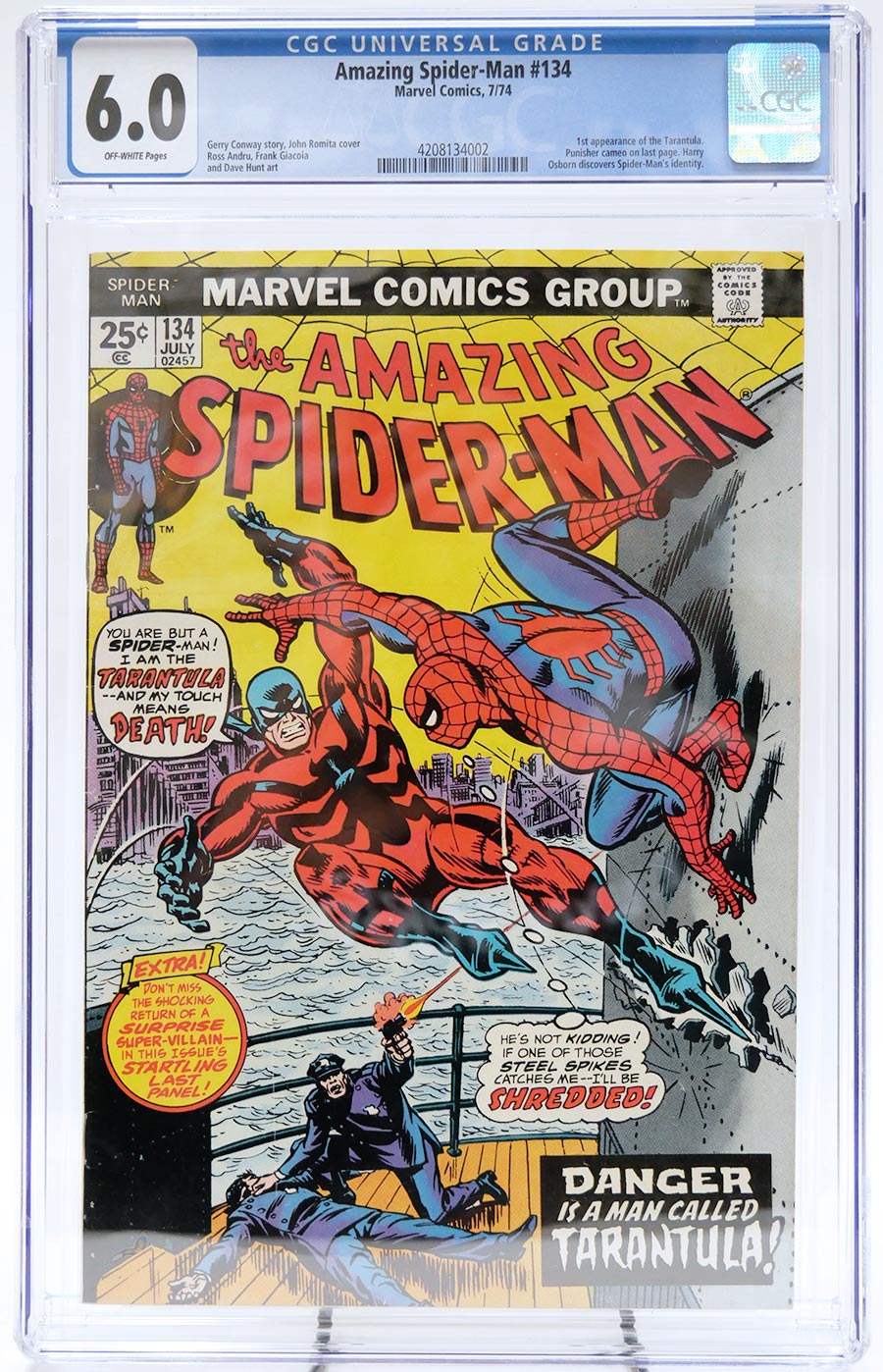 Amazing Spider-Man #134 Cover B CGC 6.0