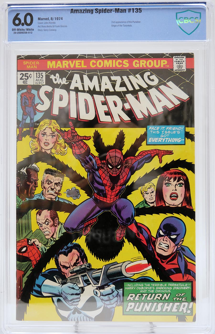 Amazing Spider-Man #135 Cover C CBCS 6.0