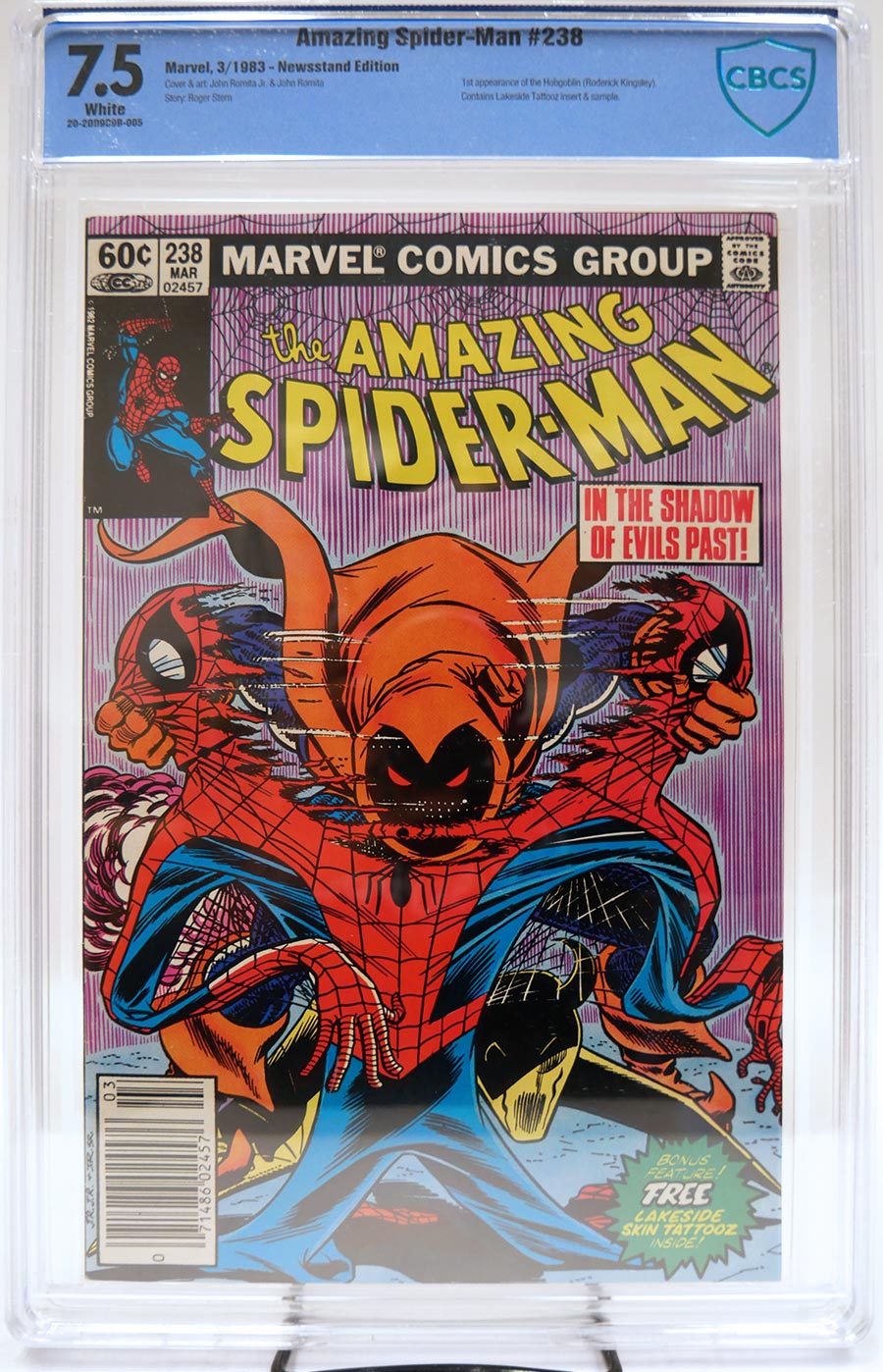 Amazing Spider-Man #238 Cover I Newsstand Edition CBCS 7.5