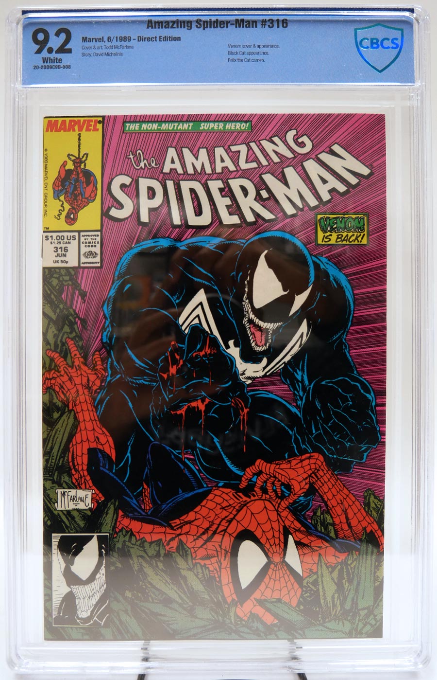 Amazing Spider-Man #316 Cover D CBCS 9.2