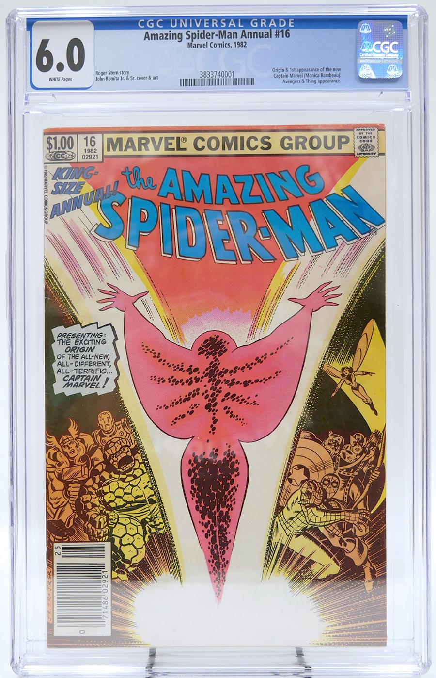 Amazing Spider-Man Annual #16 Cover B CGC 6.0