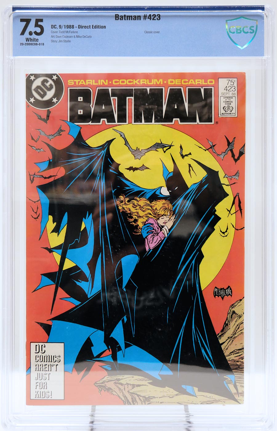 Batman #423 Cover I 1st Ptg CBCS 7.5