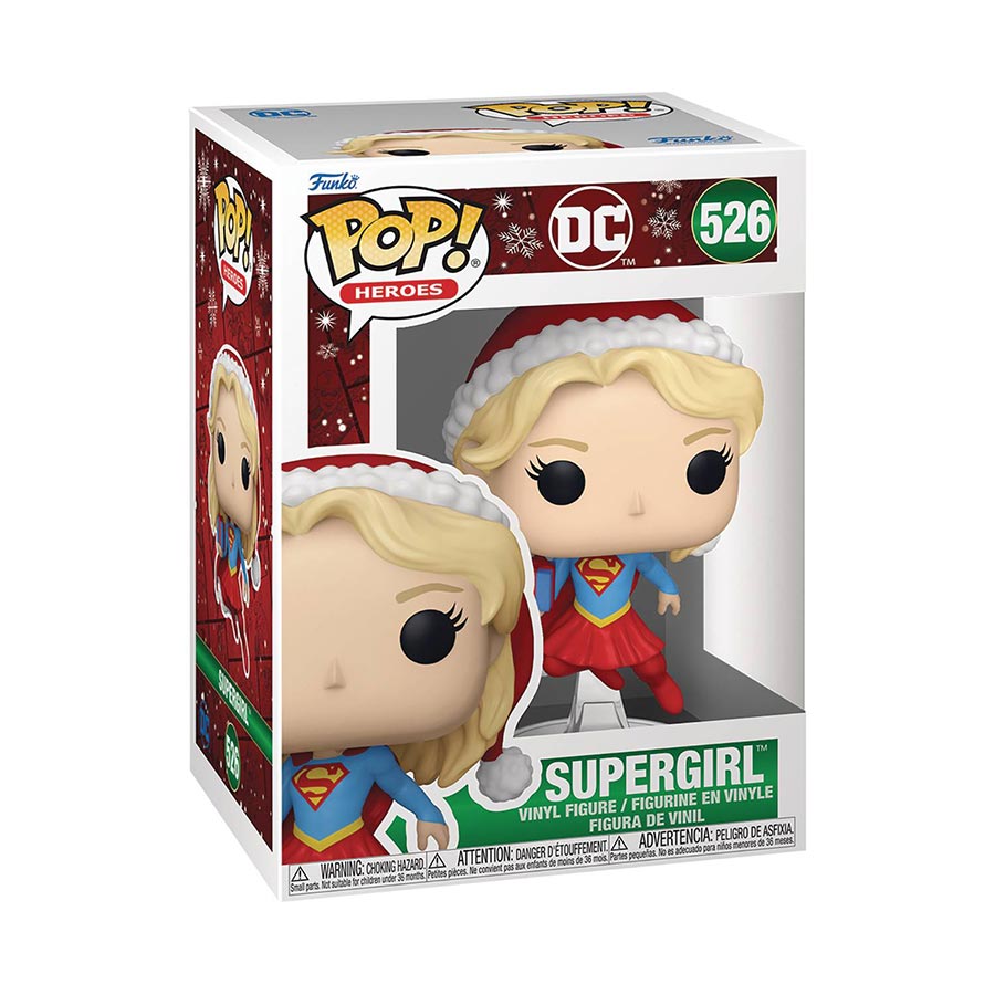 POP Heroes DC Comics Holiday 2024 Supergirl Vinyl Figure