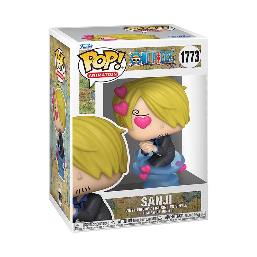 POP Animation One Piece Sanji In Love Vinyl Figure