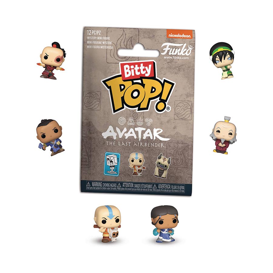 Bitty POP Avatar The Last Airbender Blind Mystery Vinyl Figure