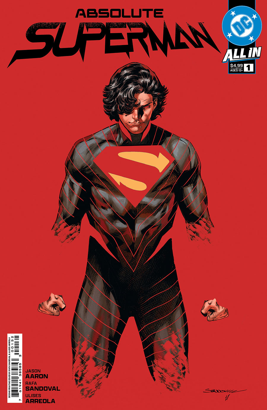 Absolute Superman #1 Cover K 2nd Ptg A Rafa Sandoval Variant Cover (DC All In)