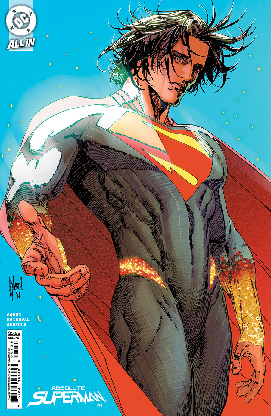 Absolute Superman #1 Cover L 2nd Ptg B Guillem March Card Stock Variant Cover (DC All In)