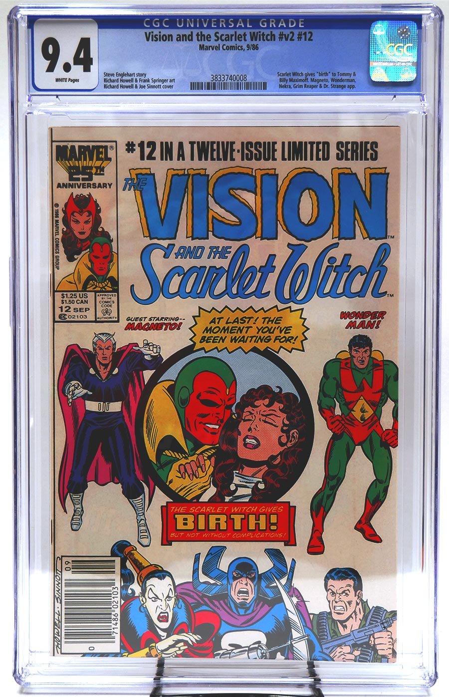 Vision And The Scarlet Witch Vol 2 #12 Cover B CGC 9.4