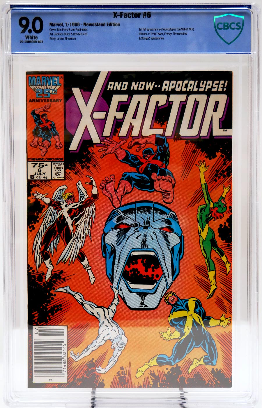 X-Factor #6 Cover C Newsstand Edition CBCS 9.0