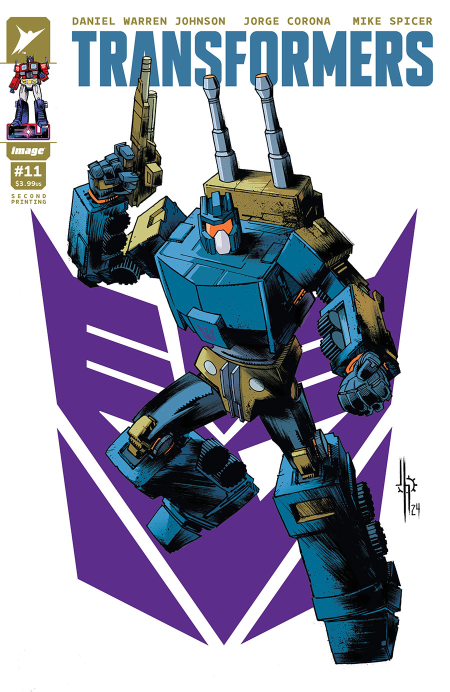 Transformers Vol 5 #11 Cover F 2nd Ptg A Jason Howard Decepticon Variant Cover