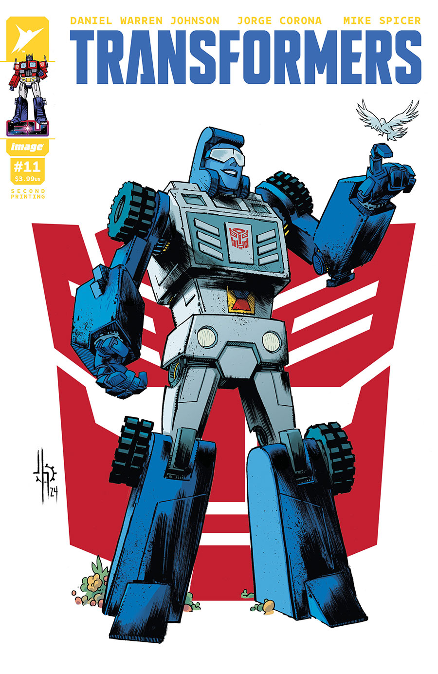 Transformers Vol 5 #11 Cover G 2nd Ptg B Jason Howard Autobot Variant Cover