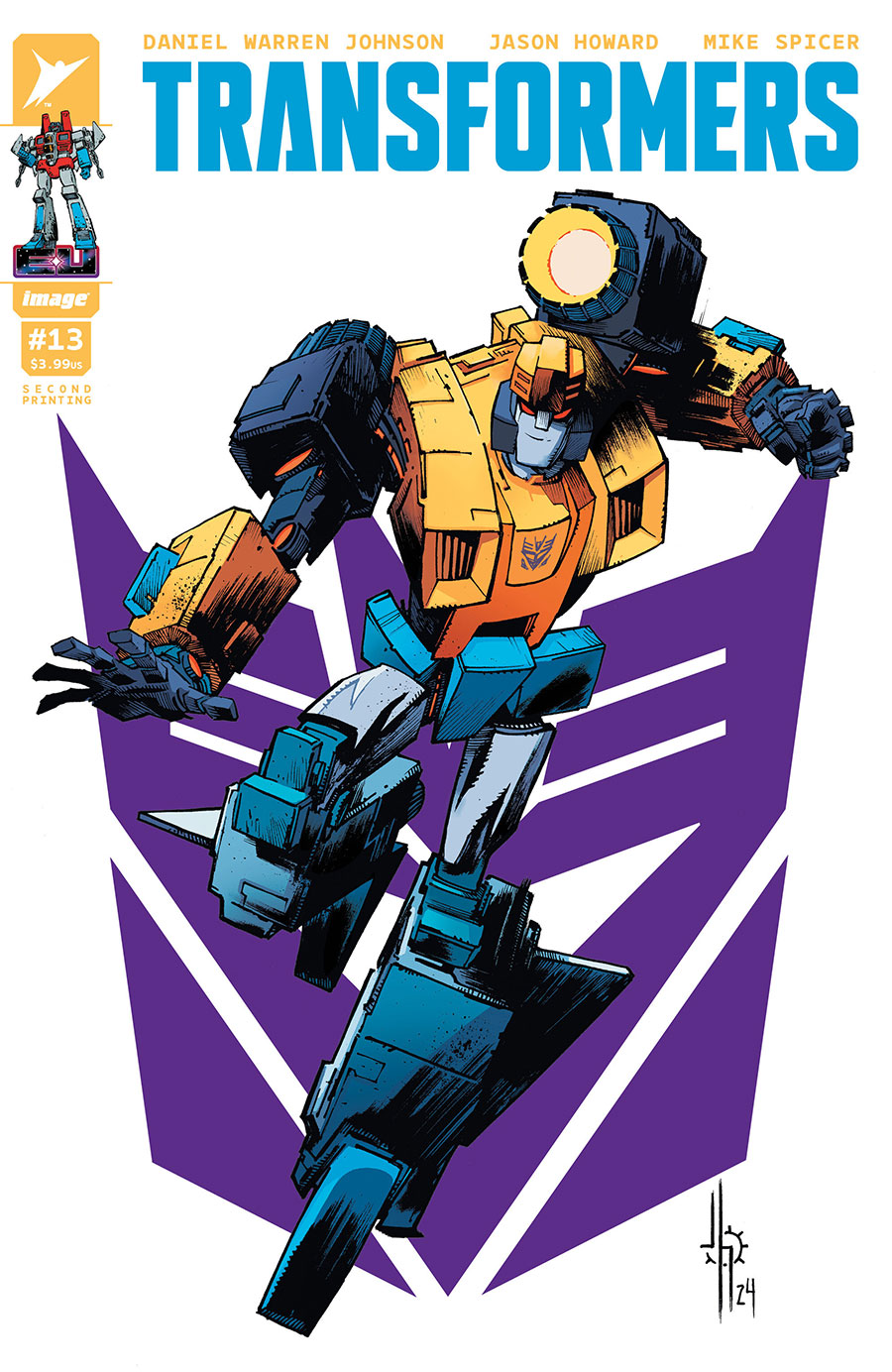 Transformers Vol 5 #13 Cover I 2nd Ptg A Jason Howard Decepticon Variant Cover