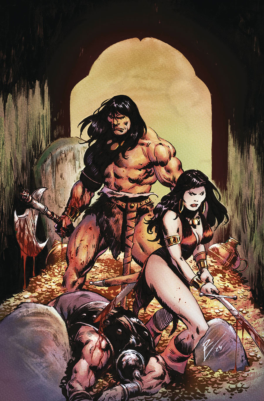 Conan The Barbarian Vol 5 #17 Cover G Variant Roberto De La Torre Virgin Cover