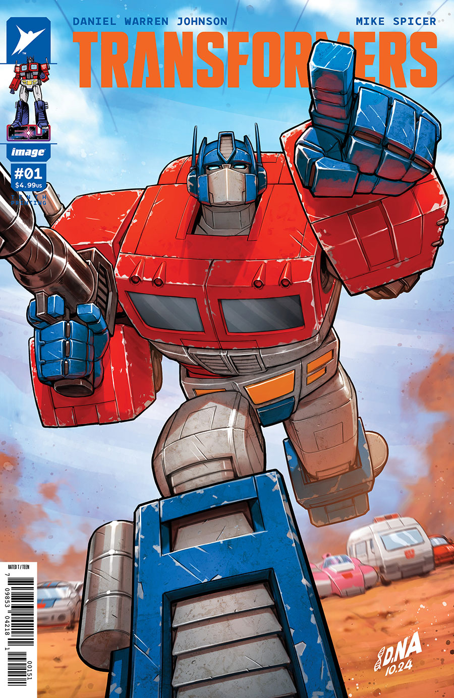 Transformers Vol 5 #1 Cover Z-C 10th Ptg E David Nakayama Variant Cover