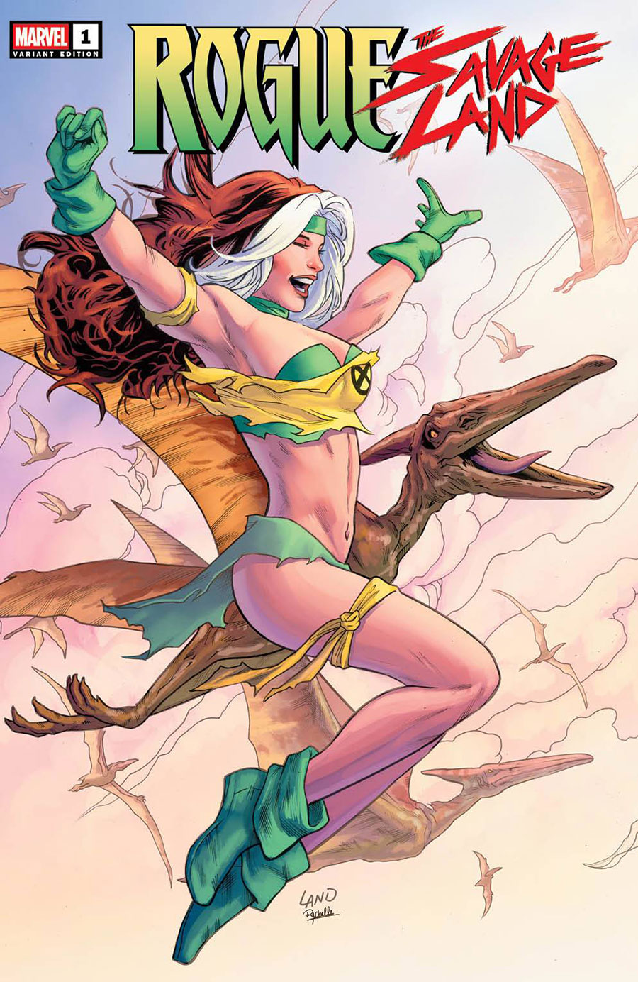 Rogue The Savage Land #1 Cover H Previews Exclusive Greg Land Variant Cover