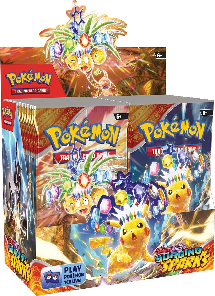 Pokemon Scarlet And Violet Surging Sparks Booster Display (36-Count)