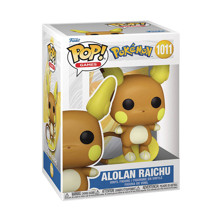 POP Games Pokemon Alolan Raichu Vinyl Figure