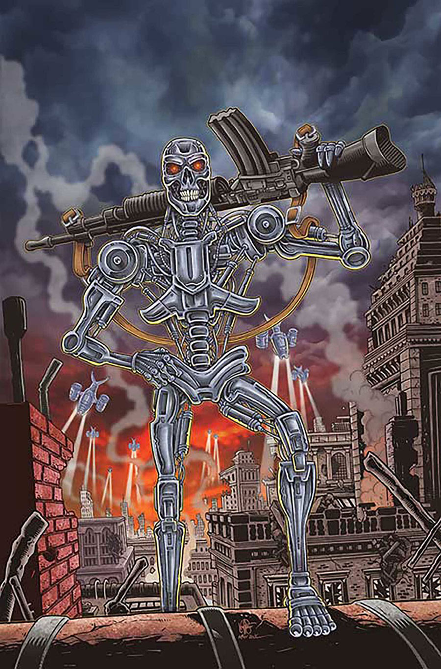 Terminator Vol 4 #3 Cover T Incentive Ken Haeser Foil Virgin Cover