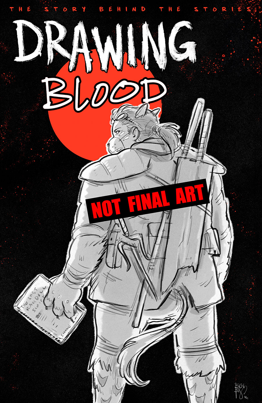 Drawing Blood #10 Cover C Variant Ben Bishop Homage Cover